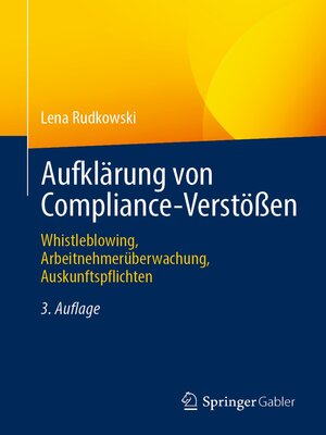 cover image of Aufklärung von Compliance-Verstößen